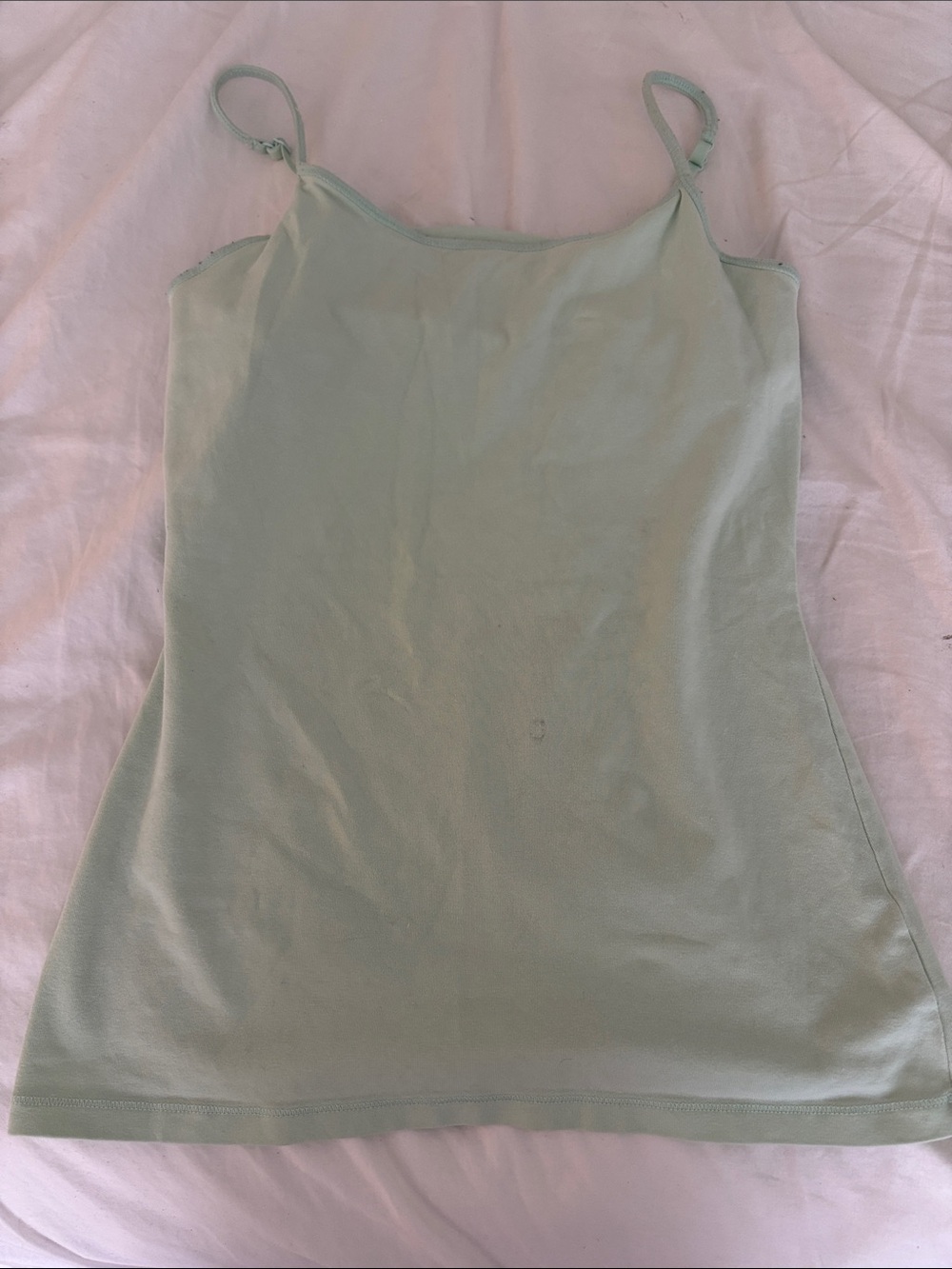 Express sz S Women's Lightweight Mint Green Cami bra shelf Tank Top